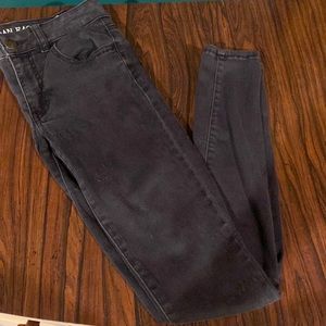 Black American Eagle Outfitters Super Super Stretch Jegging size 2